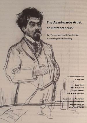The Avant-Garde Artist, an Entrepreneur?