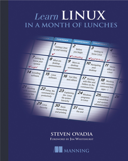 Learn Linux in a Month of Lunches by Steven Ovadia