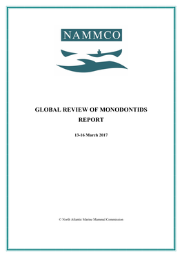 Global Review of Monodontids Report