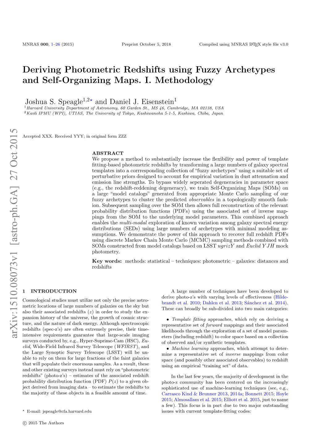 Deriving Photometric Redshifts Using Fuzzy Archetypes and Self-Organizing Maps