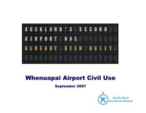 Whenuapai Airport Civil Use September 2007
