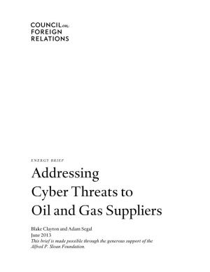 Addressing Cyber Threats to Oil and Gas Suppliers