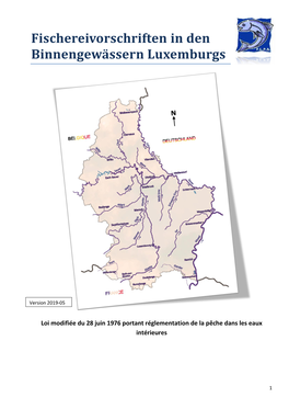 Fischereivorschriften in Den Binnengewässern Luxemburgs