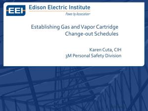Establishing Gas and Vapor Cartridge Change-Out Schedules