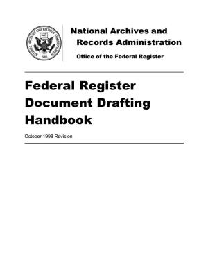 Document Drafting Handbook
