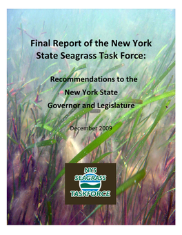 Final Report of the New York State Seagrass Task Force