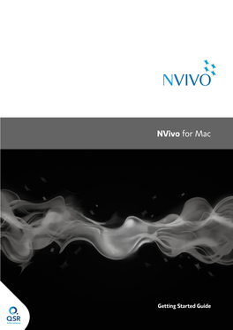 Nvivo for Mac Getting Started Guide