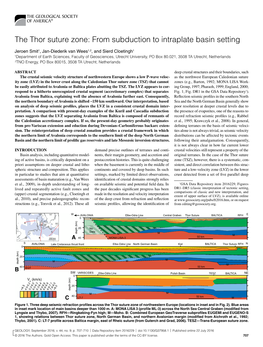 The Thor Suture Zone: from Subduction to Intraplate Basin Setting