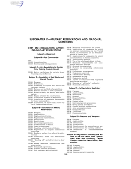 174 Subpart C—Entry Regulations for Certain Army Training Areas In