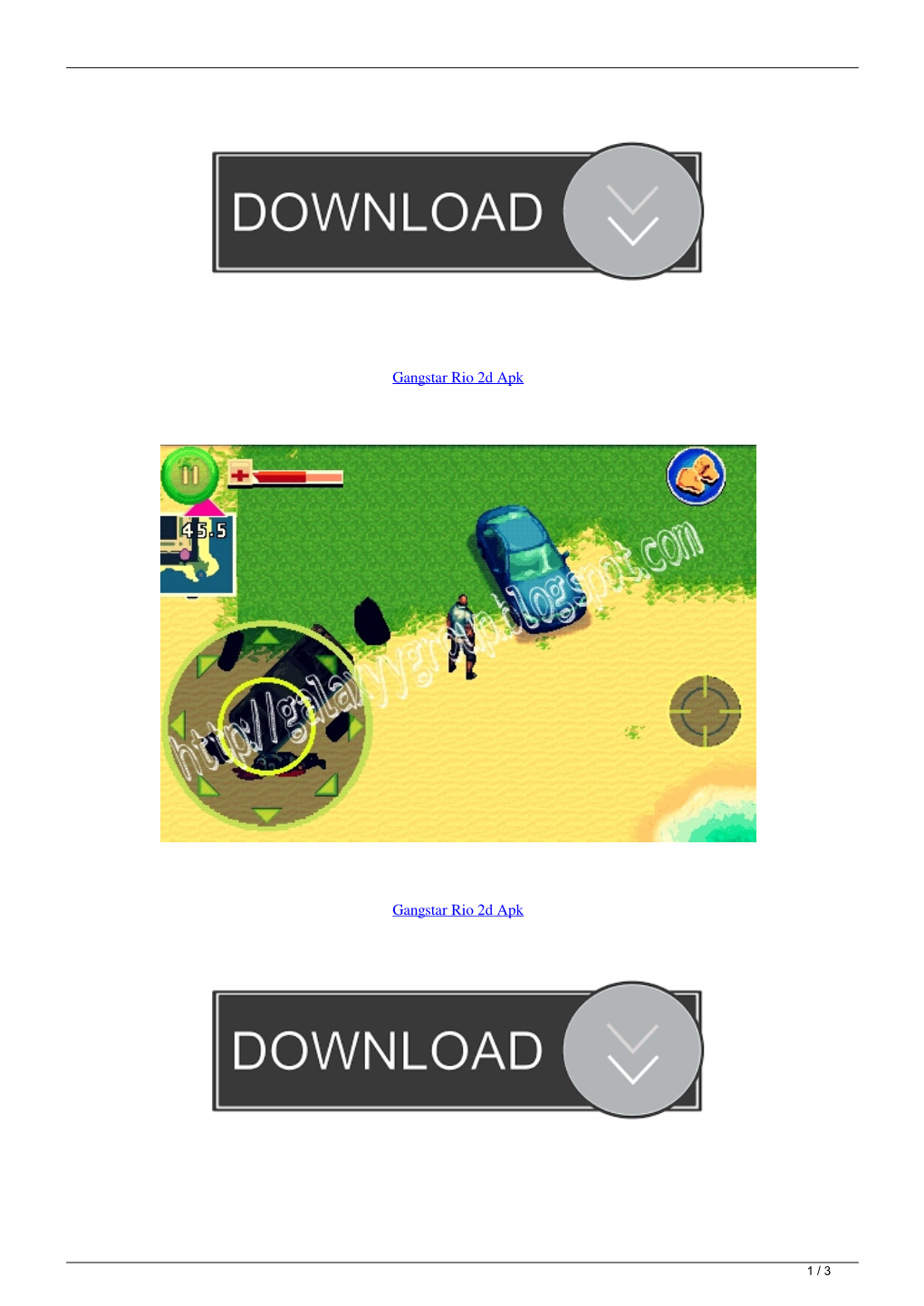 Gangstar Rio 2D Apk