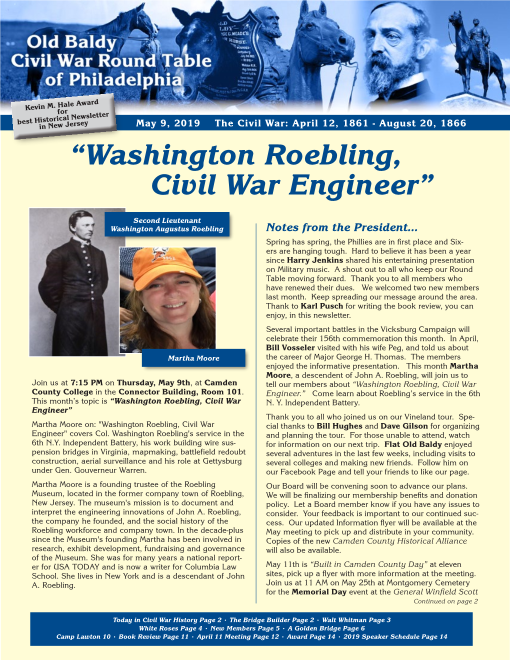 “Washington Roebling, Civil War Engineer”
