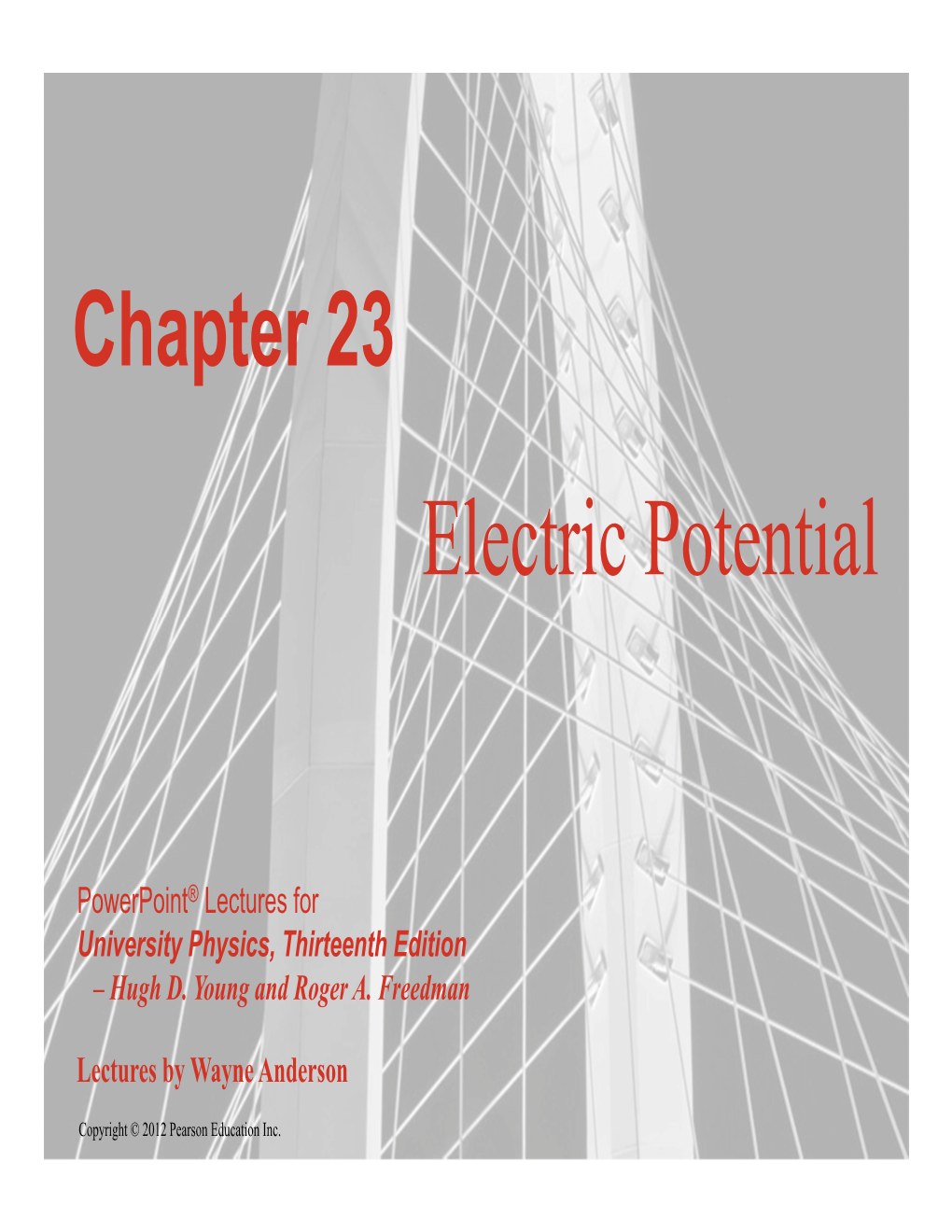 Electric Potential