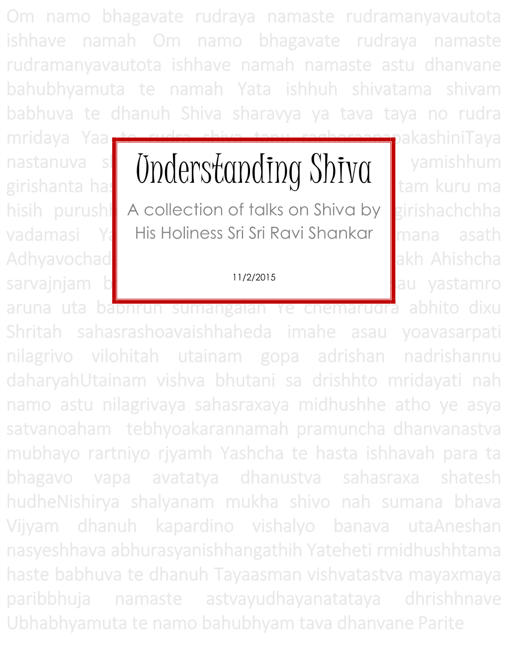 Understanding Shiva