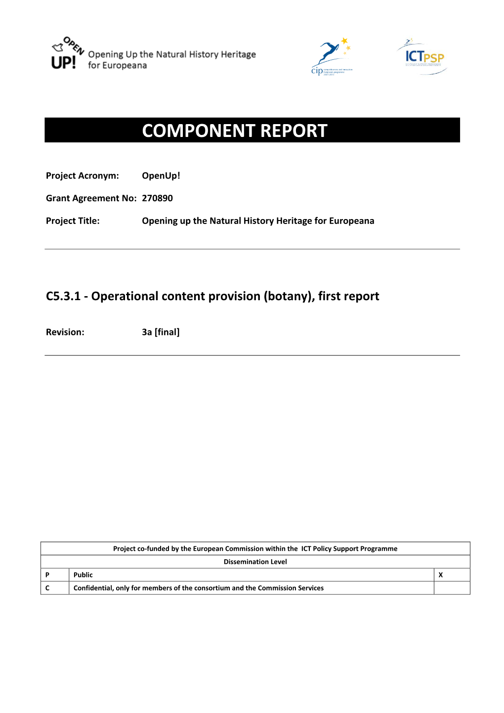 Component Report