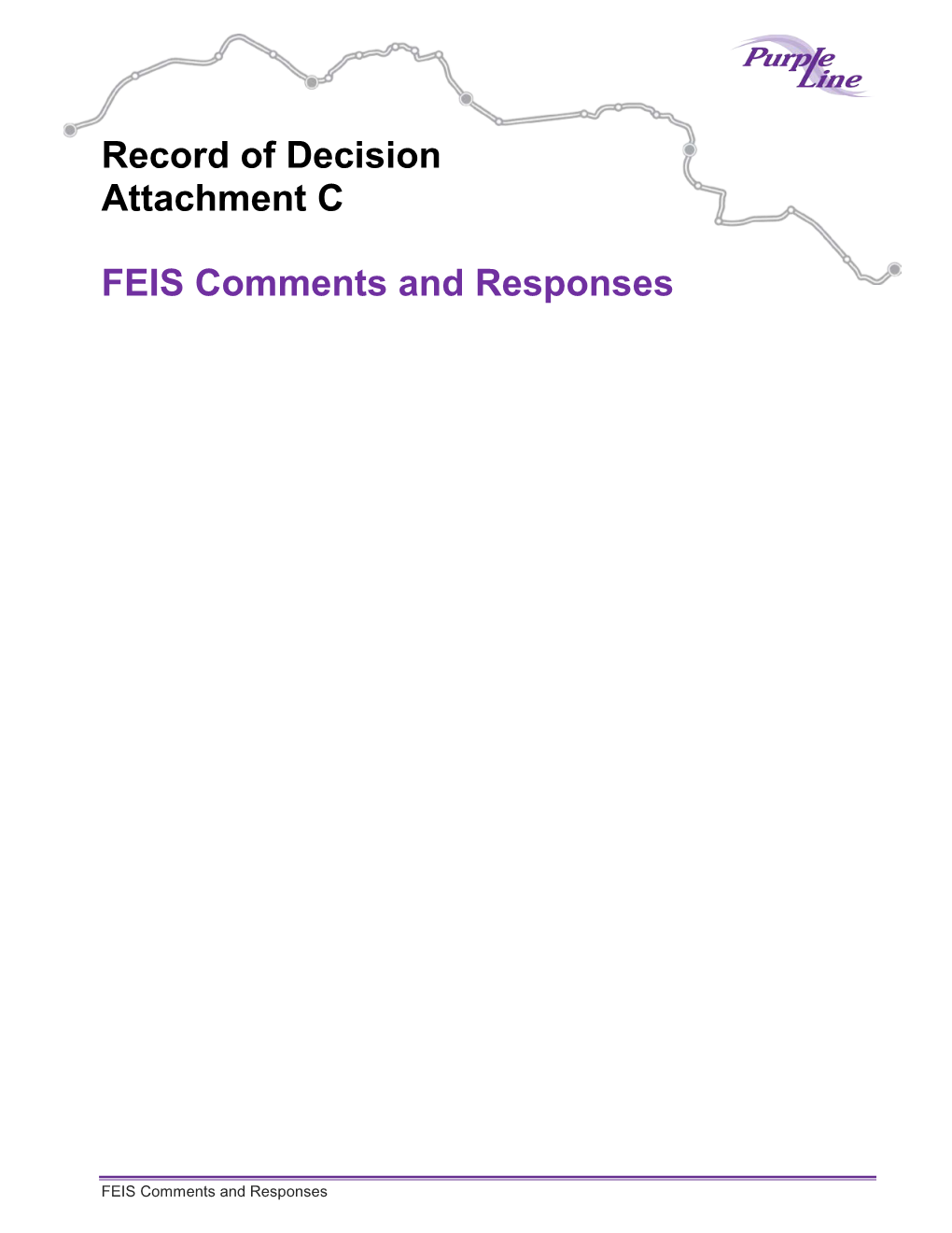 Record of Decision Attachment C