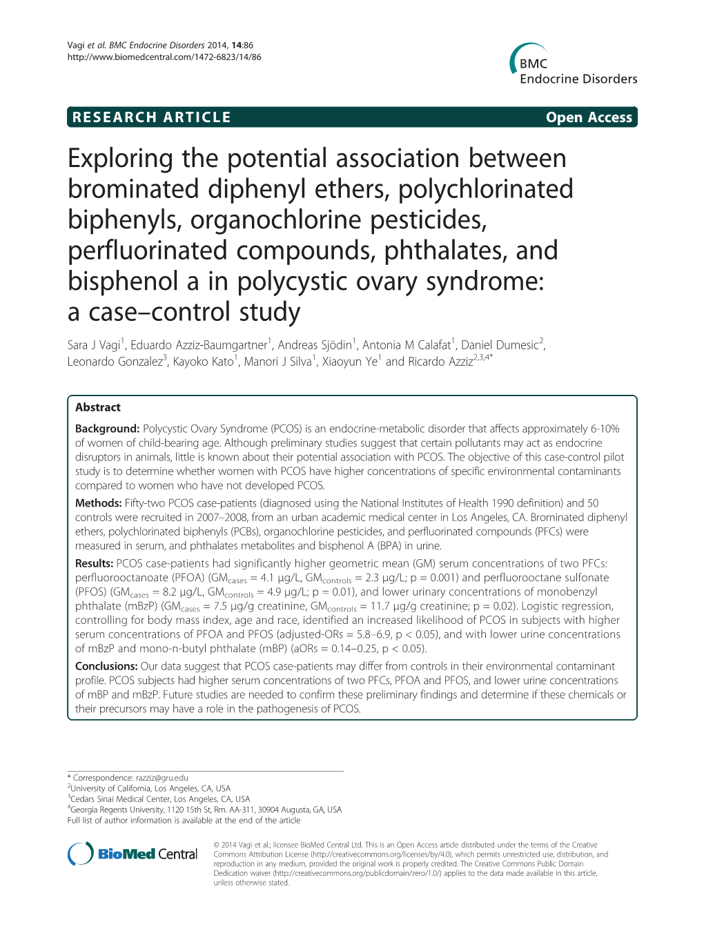 Exploring the Potential Association Between Brominated Diphenyl