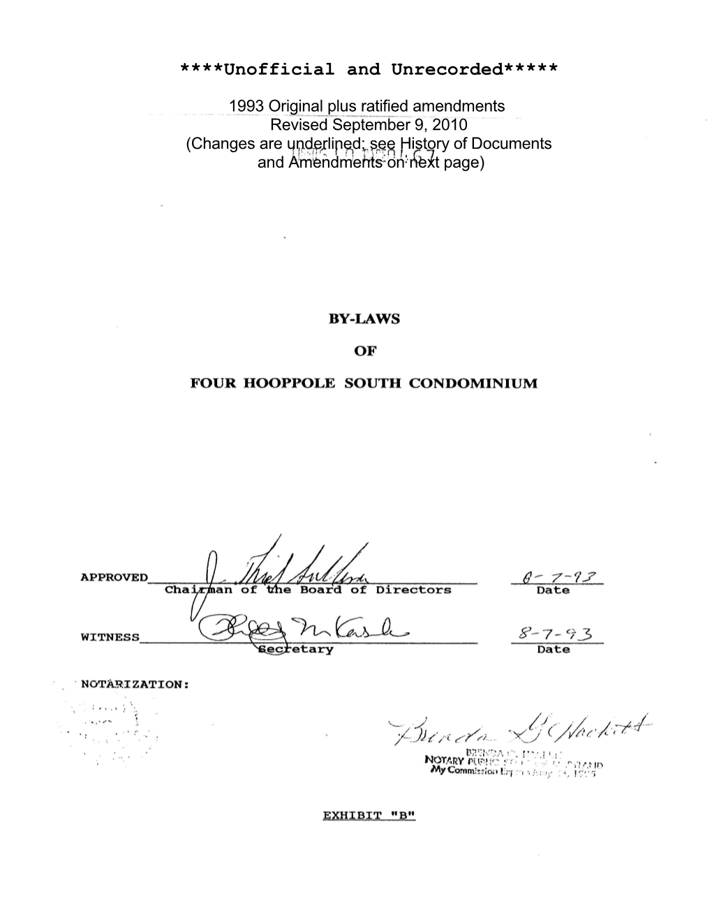 1993 Original Plus Ratified Amendments (Underlined)