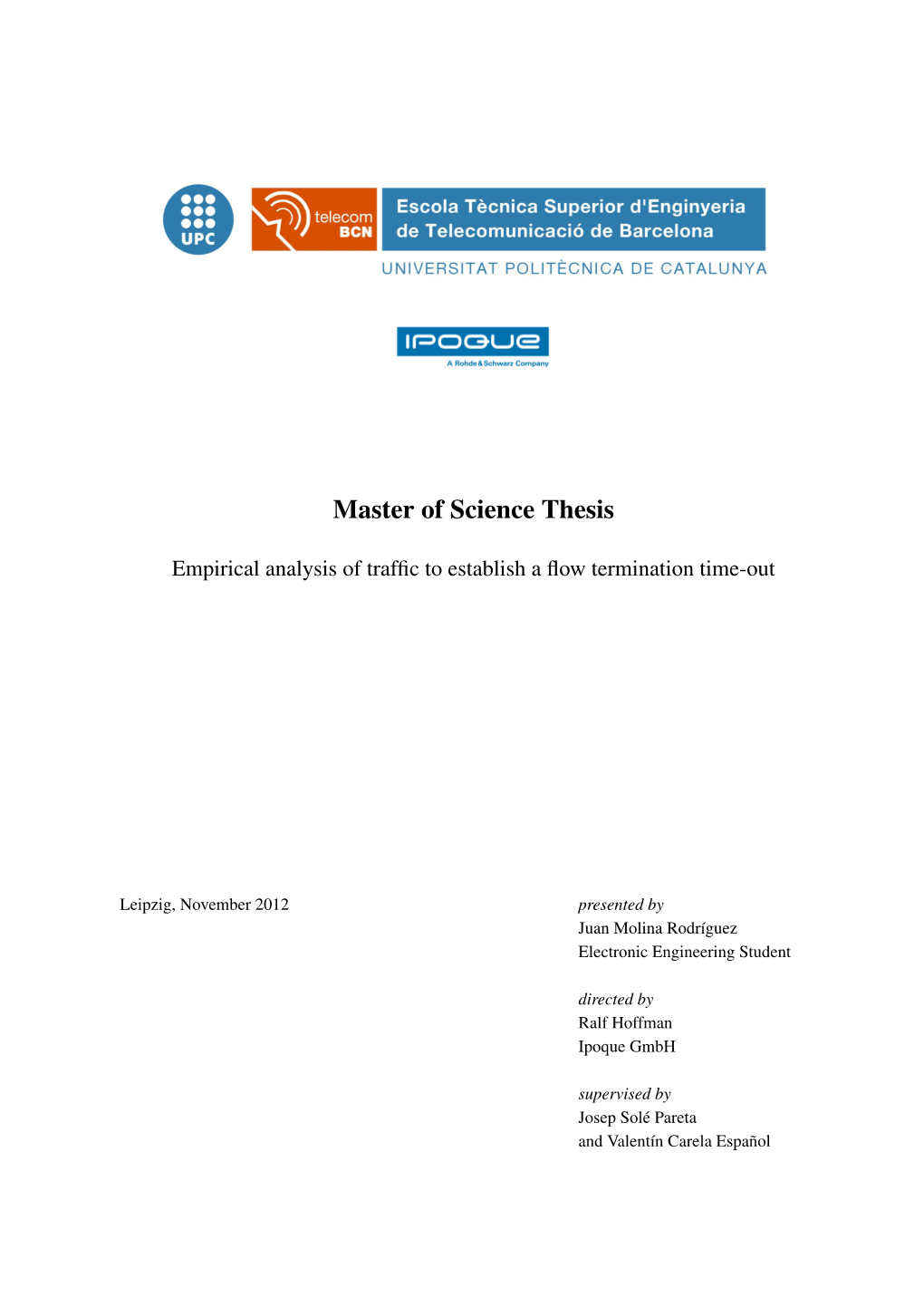 Msc Thesis TCP Empirical Analysis