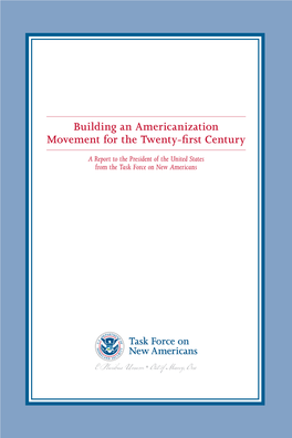 Building an Americanization Movement for the Twenty-First Century