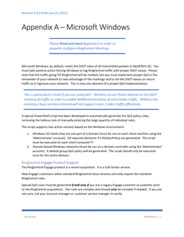 Appendix a – Microsoft Windows
