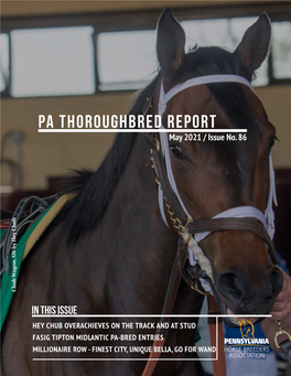 PA THOROUGHBRED REPORT May 2021 / Issue No