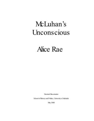 Mcluhan's Unconscious