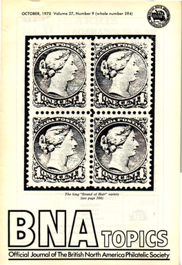 Official Journal of the British North America Philatelic Society