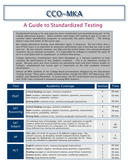 A Guide to Standardized Testing-NEW-Final