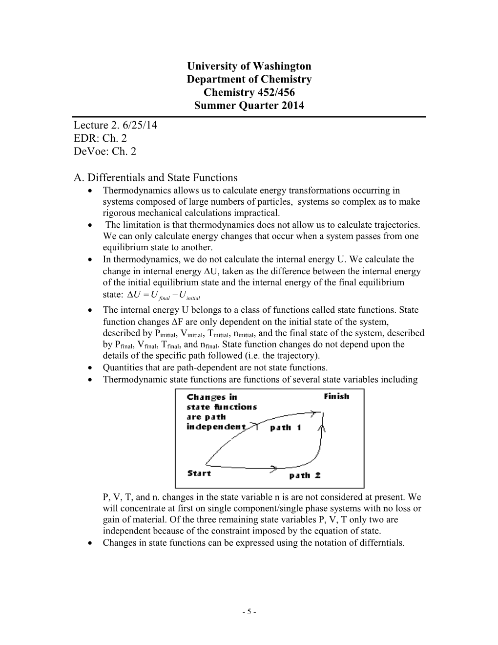 State Functions