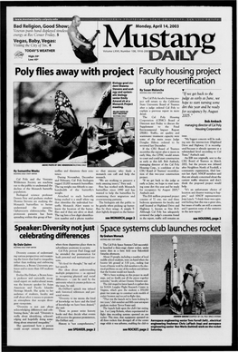 Mustang Daily, April 14, 2003