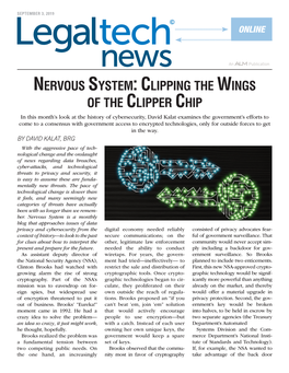Nervous System: Clipping the Wings of the Clipper Chip