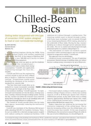 Chilled-Beam Basics Getting Better Acquainted with This Type Nighttime Air Is Blown Through a Cooling Tower