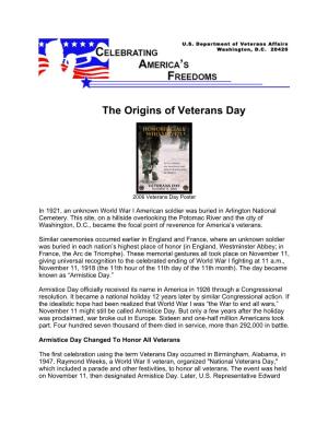 The Origins of Veterans Day