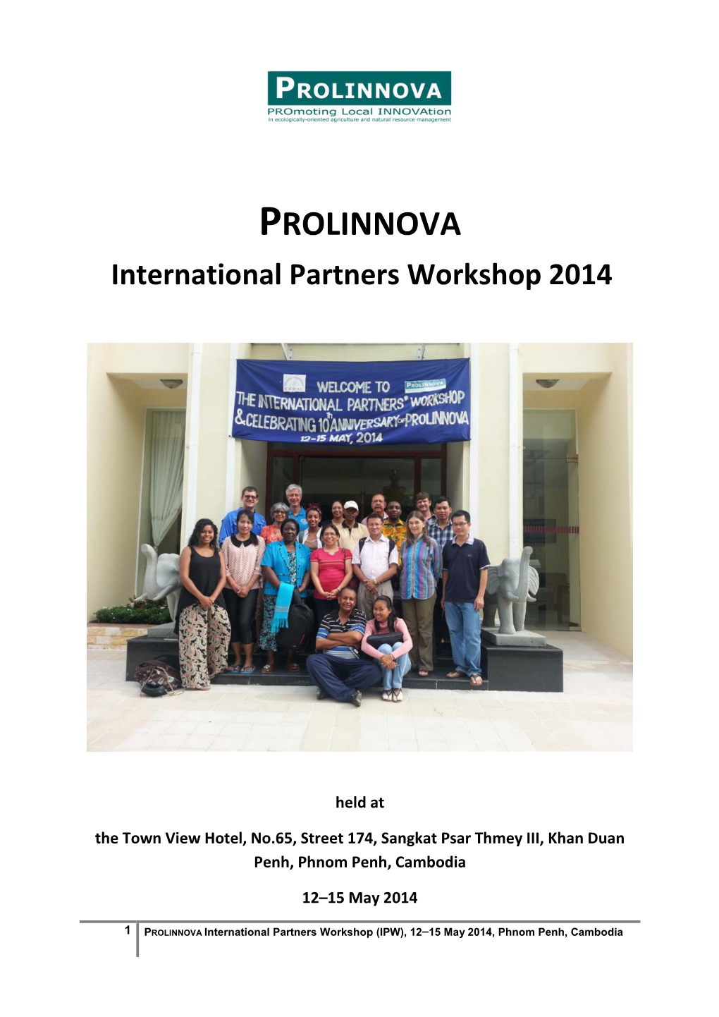 2014 Prolinnova International Partners Workshop Report