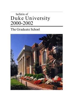 Duke University 2000-2002