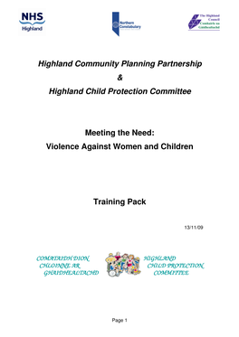 Highland Community Planning Partnership & Highland Child