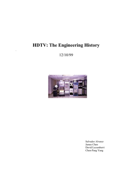 HDTV: the Engineering History