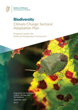 Biodiversity Climate Change Sectoral Adaptation Plan