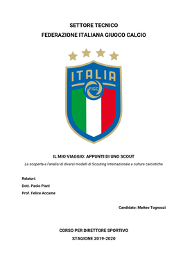 Settore Tecnico Federazione Italiana Giuoco Calcio