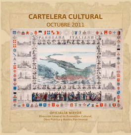 Cartelera Cultural Octubre 2011