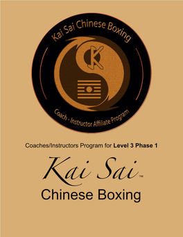 Kaichinese Sai Boxing KSCB