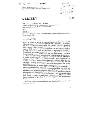 MERCURY X2109