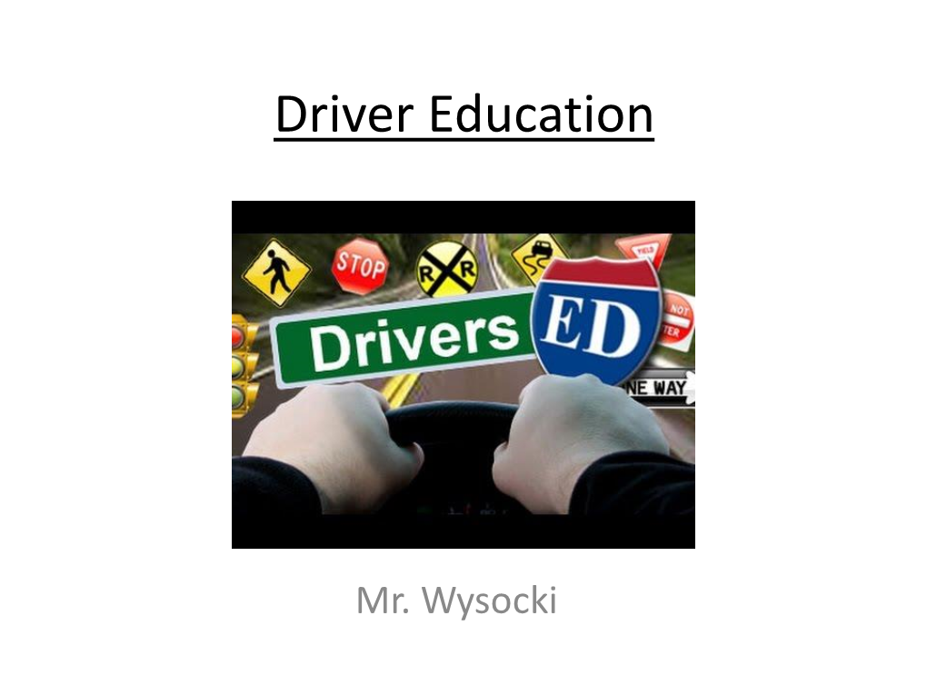 Driver Education