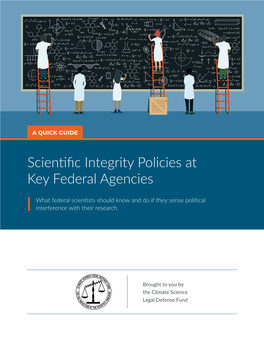Scientific Integrity Policies at Key Federal Agencies