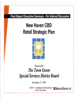 New Haven CBD Retail Strategic Plan