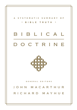 Biblical Doctrine Excerpt.Pdf