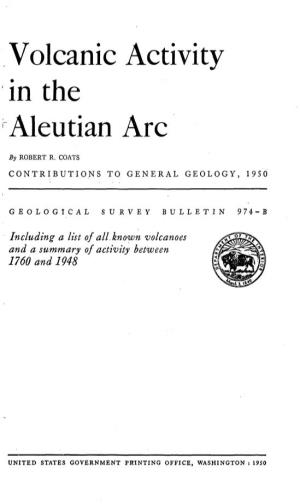 Volcanic Activity in the Aleutian Arc