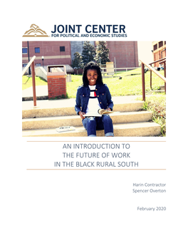 An Introduction to the Future of Work in the Black Rural South