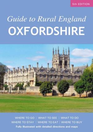 Guide to R Ural England O XFORDSHIRE