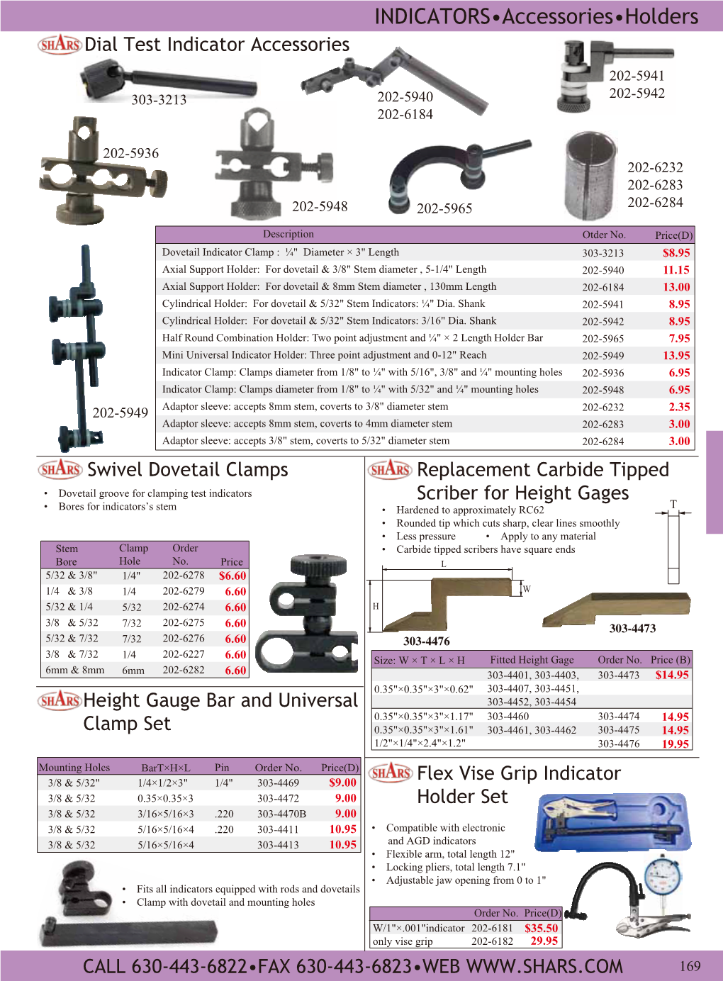 INDICATORS•Accessories•Holders Dial Test Indicator Accessories 202-5941 303-3213 202-5940 202-5942 202-6184